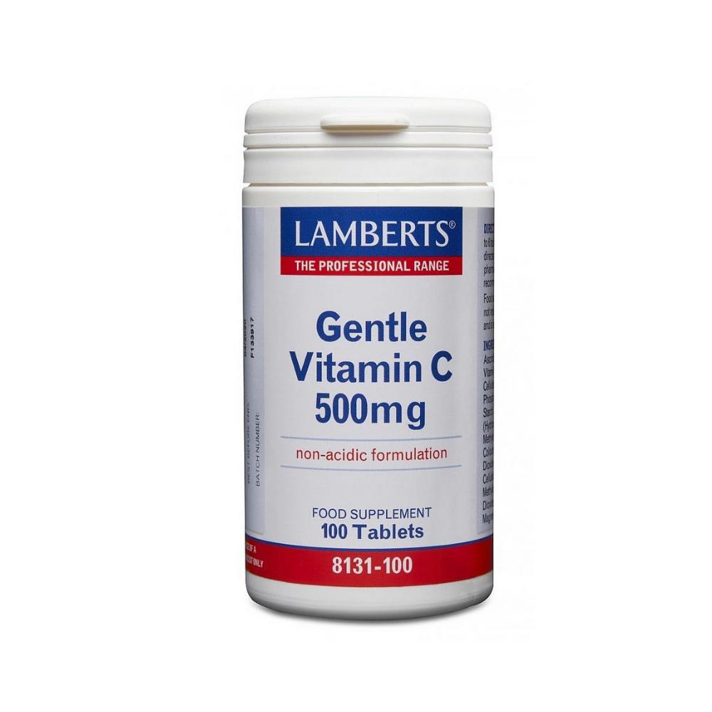 Lamberts Gentle Vitamin C 500mg 100 Tabs – vitamin C to support a healthy immune system