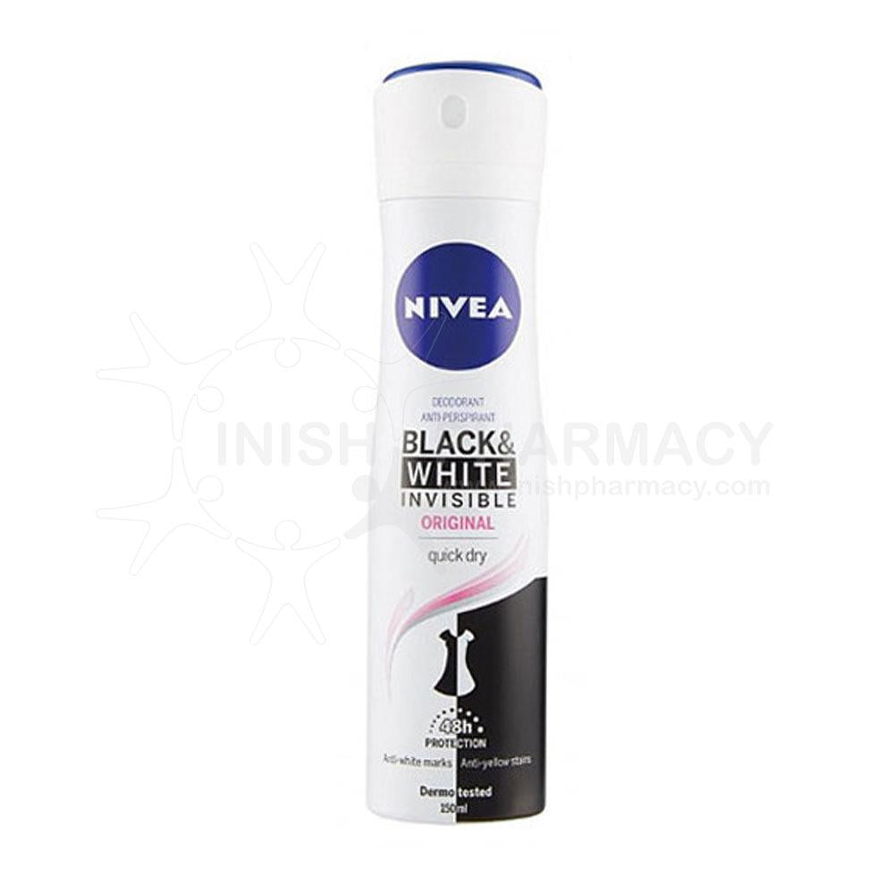 Nivea Invisible For Black & White Original Anti-Perspirant 150ml