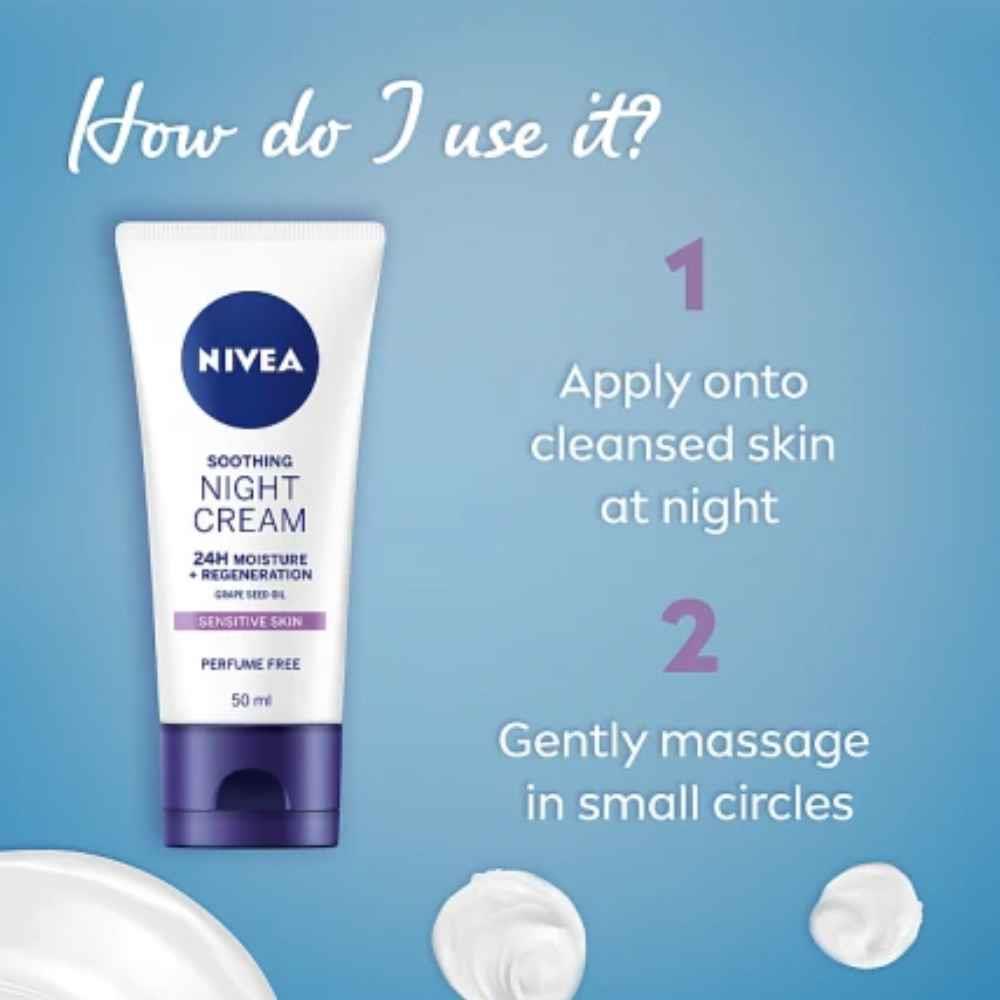 Nivea Daily Essentials Sensitive Night Cream 50ml