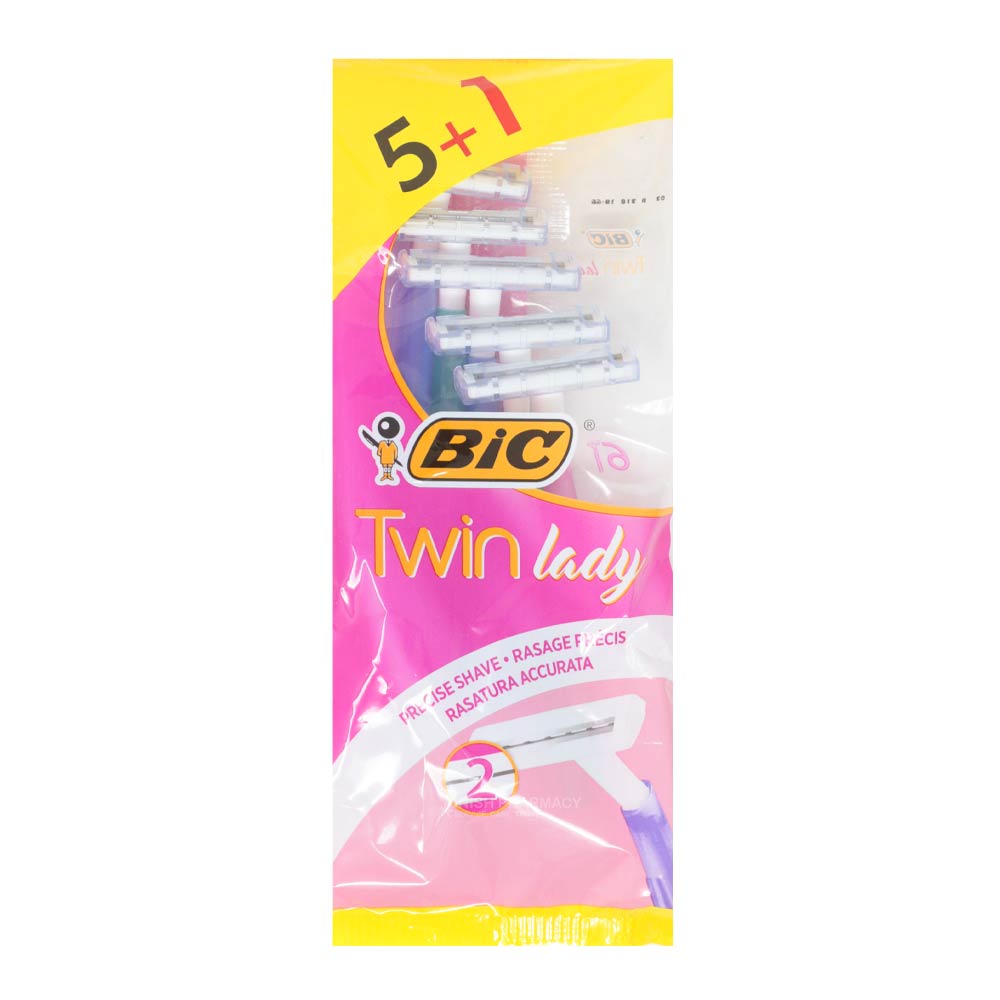 Bic Twin Lady Disposable Razor 5 Pack