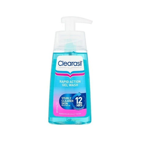 Clearasil Rapid Action Gel Wash 150ml – gently cleanses and refreshes skin