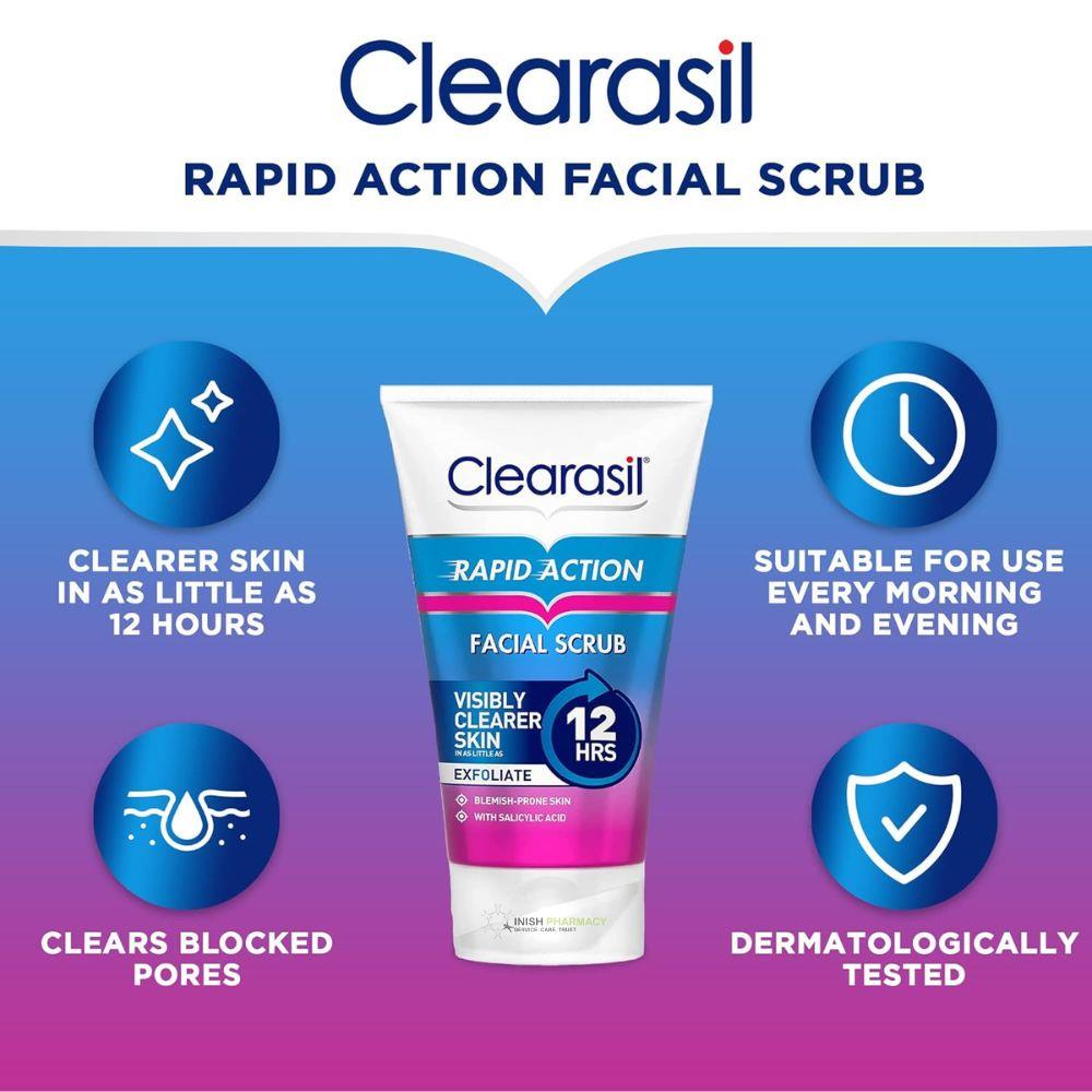 Clearasil Rapid Action Scrub 125ml