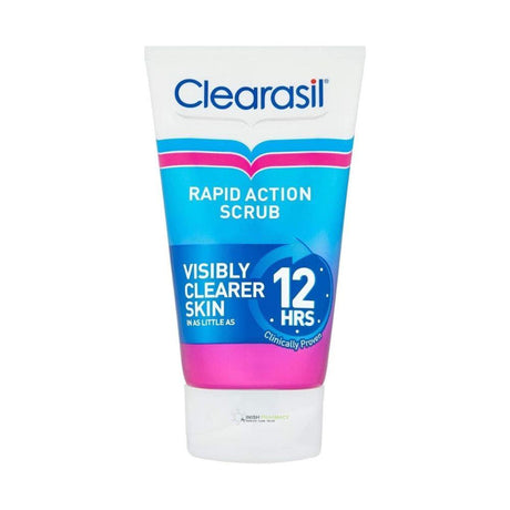 Clearasil Rapid Action Scrub 125ml – dermatologist-developed for healthy skin