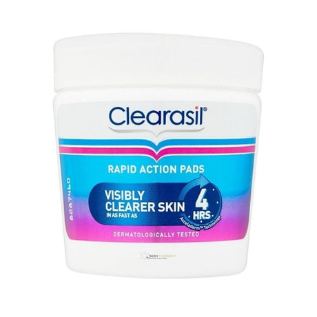 Clearasil Rapid Action Pads – gently cleanses and refreshes skin