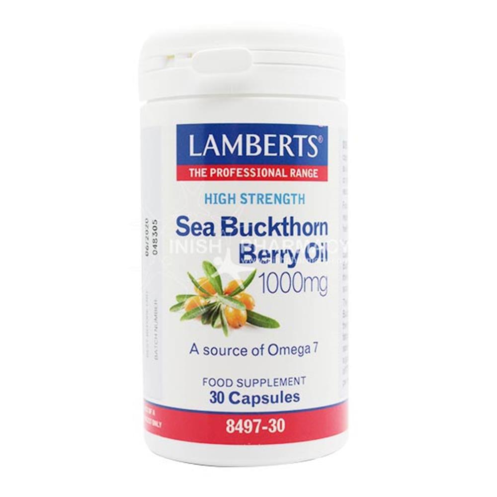 Lamberts Sea Buckthorn Berry Oil 1000mg 30 Capsules