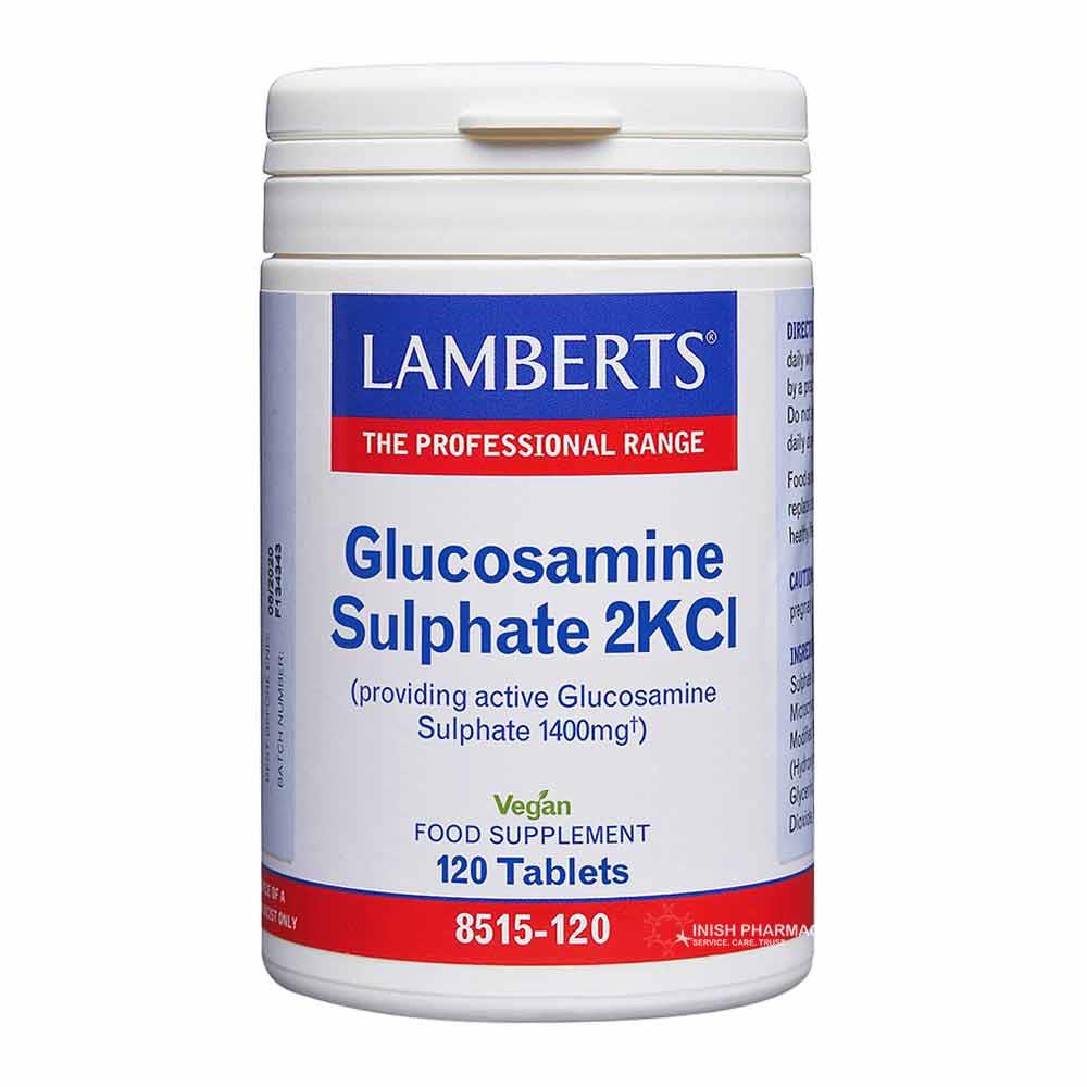 Lamberts Glucosamine Sulphate 2KCI 1000mg 120 Tablets