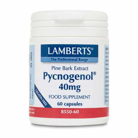 Lamberts Pine Bark Extract Pycnogenol 40mg 60 Caps – key nutrients to support a healthy immune system