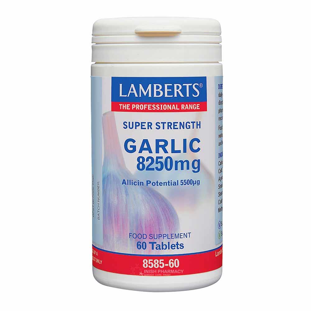 Lamberts Super Strength Garlic 8250mg 60 Tabs