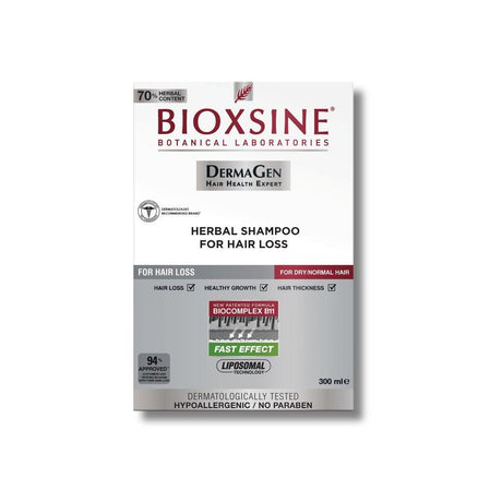 Bioxsine Hair Loss Herbal Shampoo 300ml – helps reduce hair loss and support regrowth