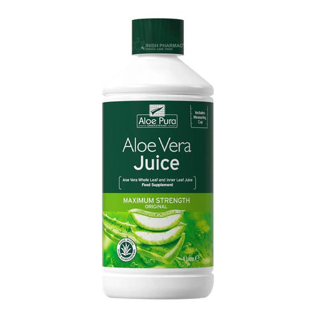 Aloe Pura Maximum Strength Aloe Vera Juice 1000ml – to support a healthy digestive system