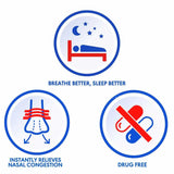 Breathe Right Clear Nasal Strips Small/Medium 10 Pack