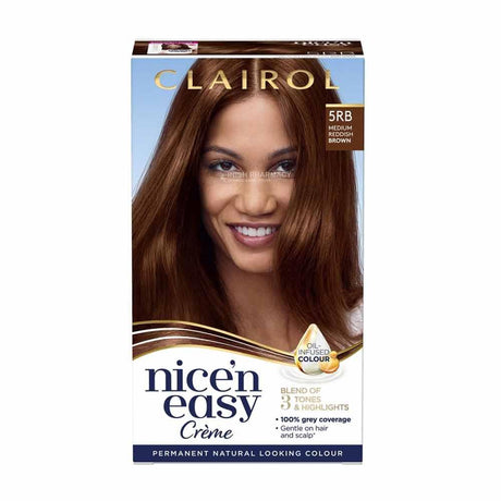 Clairol Nice N Easy 118c Natural Medium Reddish Brown 5RB from Inish