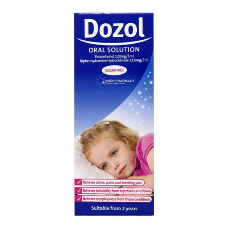 Dozol Sugar Free Oral Solution 100ml with Dosing Syringe – a trusted essential for mother and baby care