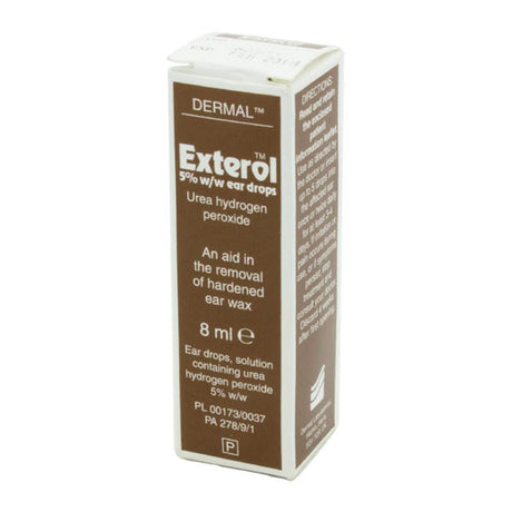 Exterol Ear Drops 8ml – gently clears and soothes ear discomfort