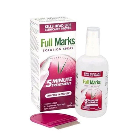 Full Marks Solution Spray 150ml – treats and eliminates head lice