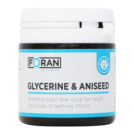 Foran Glycerine & Aniseed Soothing Syrup 50g – a trusted essential for mother and baby care