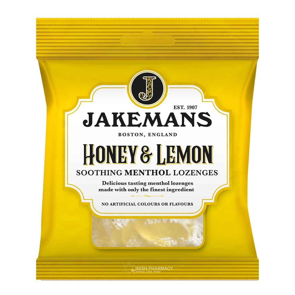 Jakemans Honey & Lemon Menthol Soothing Menthol Sweets 73g