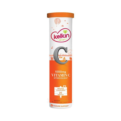 Kelkin Effervescent Vitamin C 20 Tablets – vitamin C to support a healthy immune system