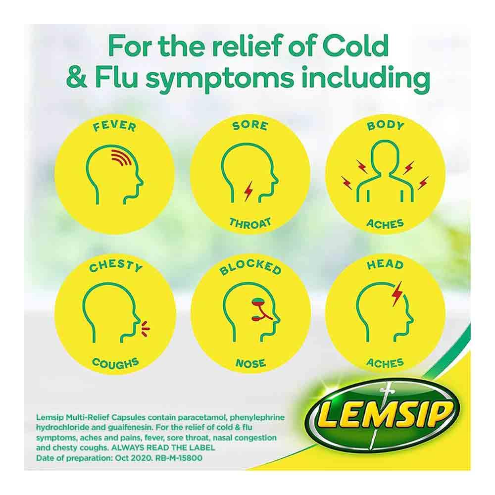 Lemsip Multi Relief Capsules 16 Pack