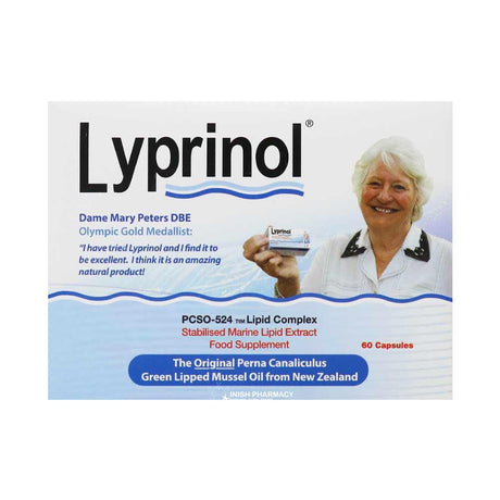 Lyprinol Green Lipped Mussel Extract 60 pack – for joint mobility and bone strength support