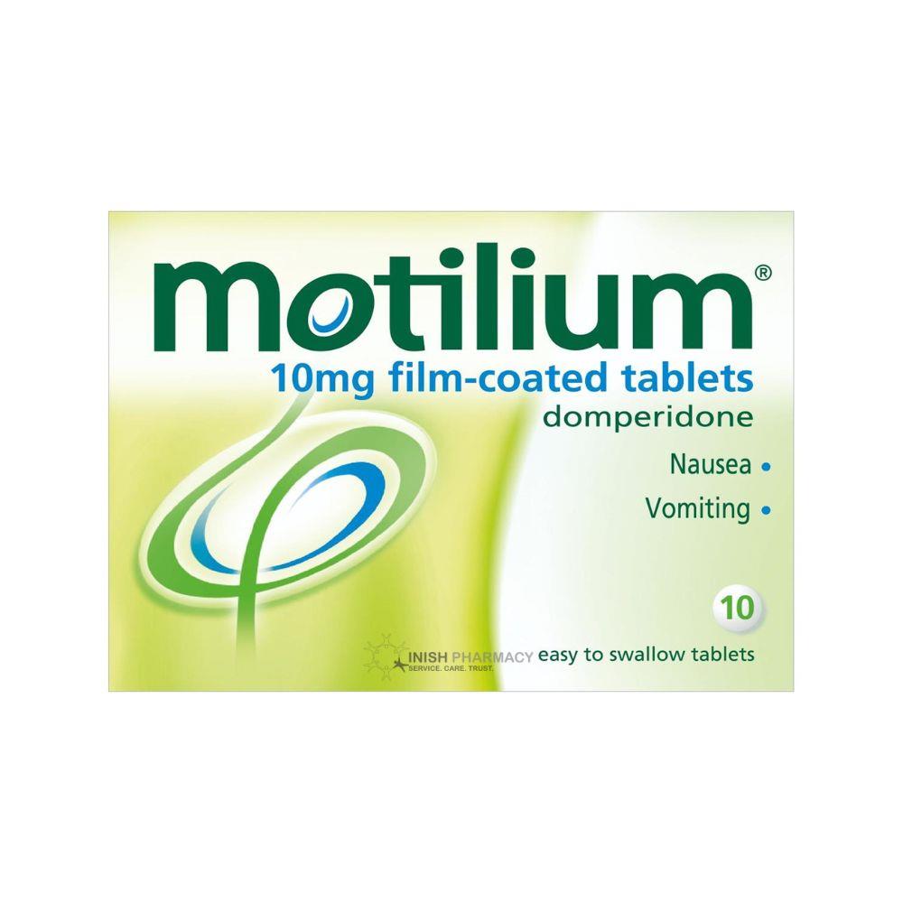 Motilium Domperidone 10mg Tablets For Nausea and Vomiting 10mg 10 Pack