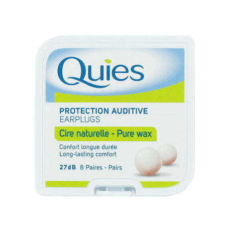 Quies Wax Ear Plugs 8 Pairs – for gentle ear care and hygiene