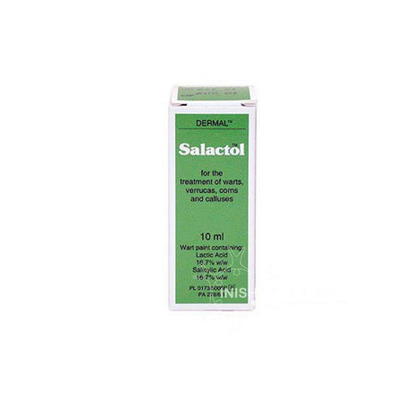 Salactol Collodion Wart Paint 10ml – effectively treats and removes warts and verrucas
