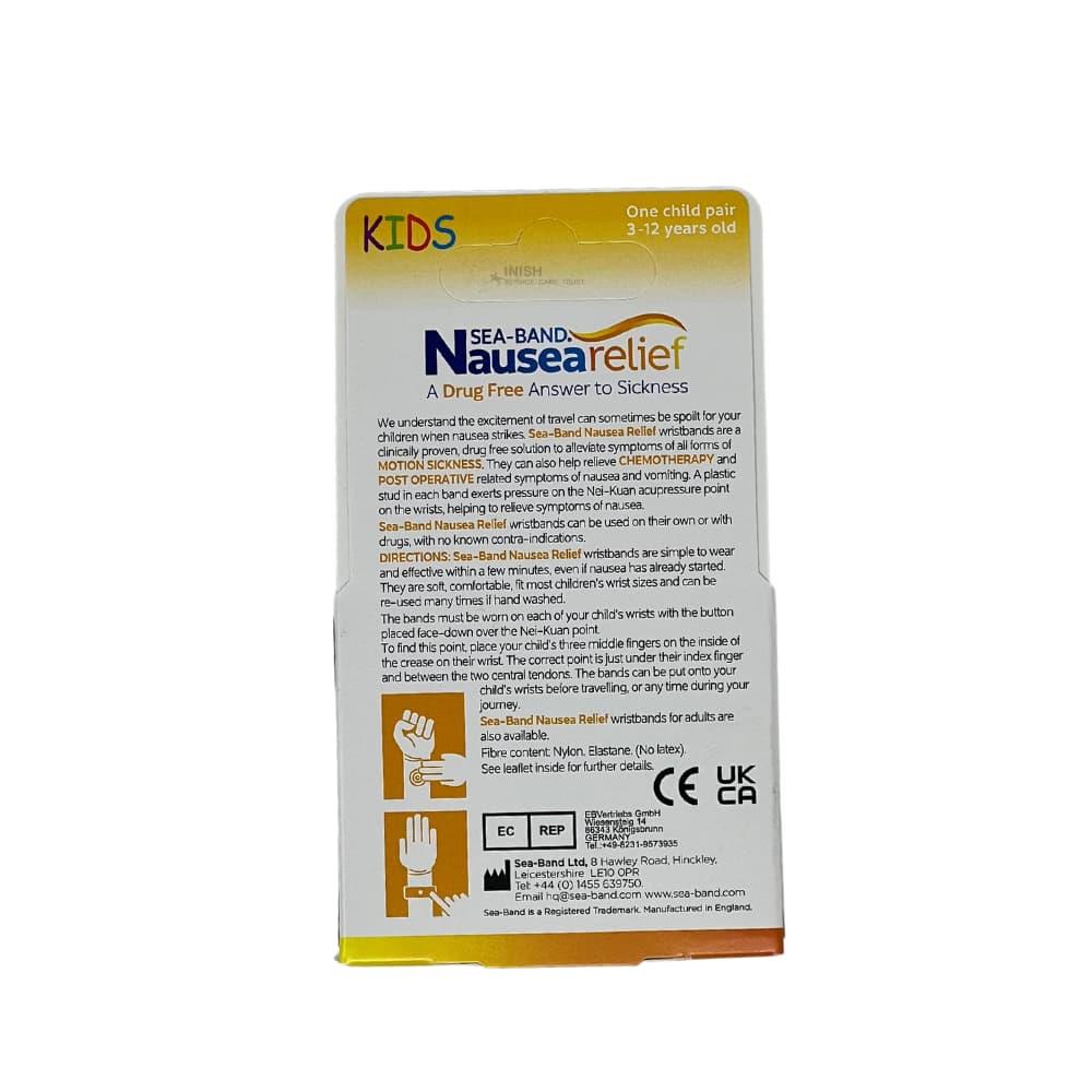 Sea Band for Children Travel Sickness Relief Bands Blue