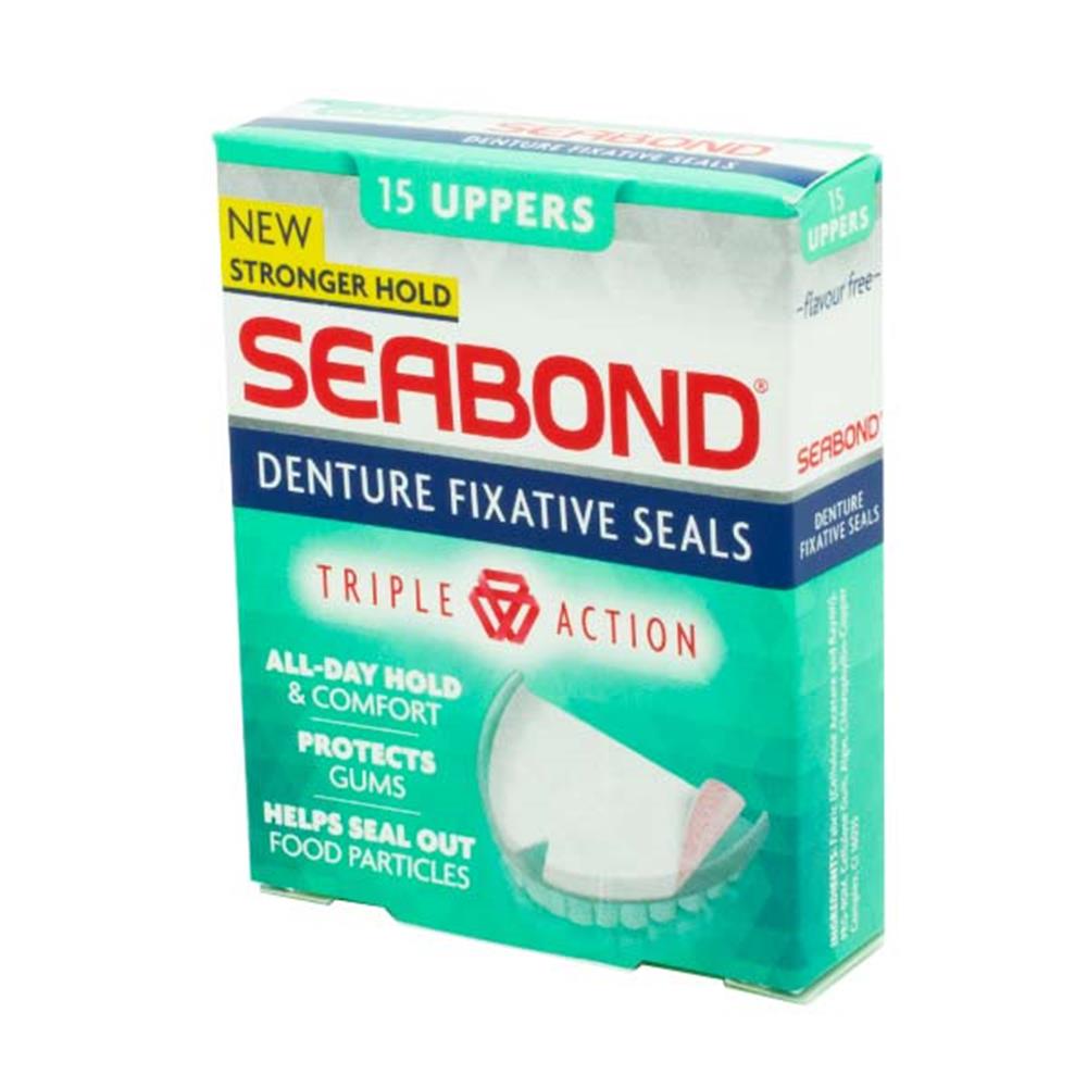Seabond Denture Fixative Seals 15 Uppers