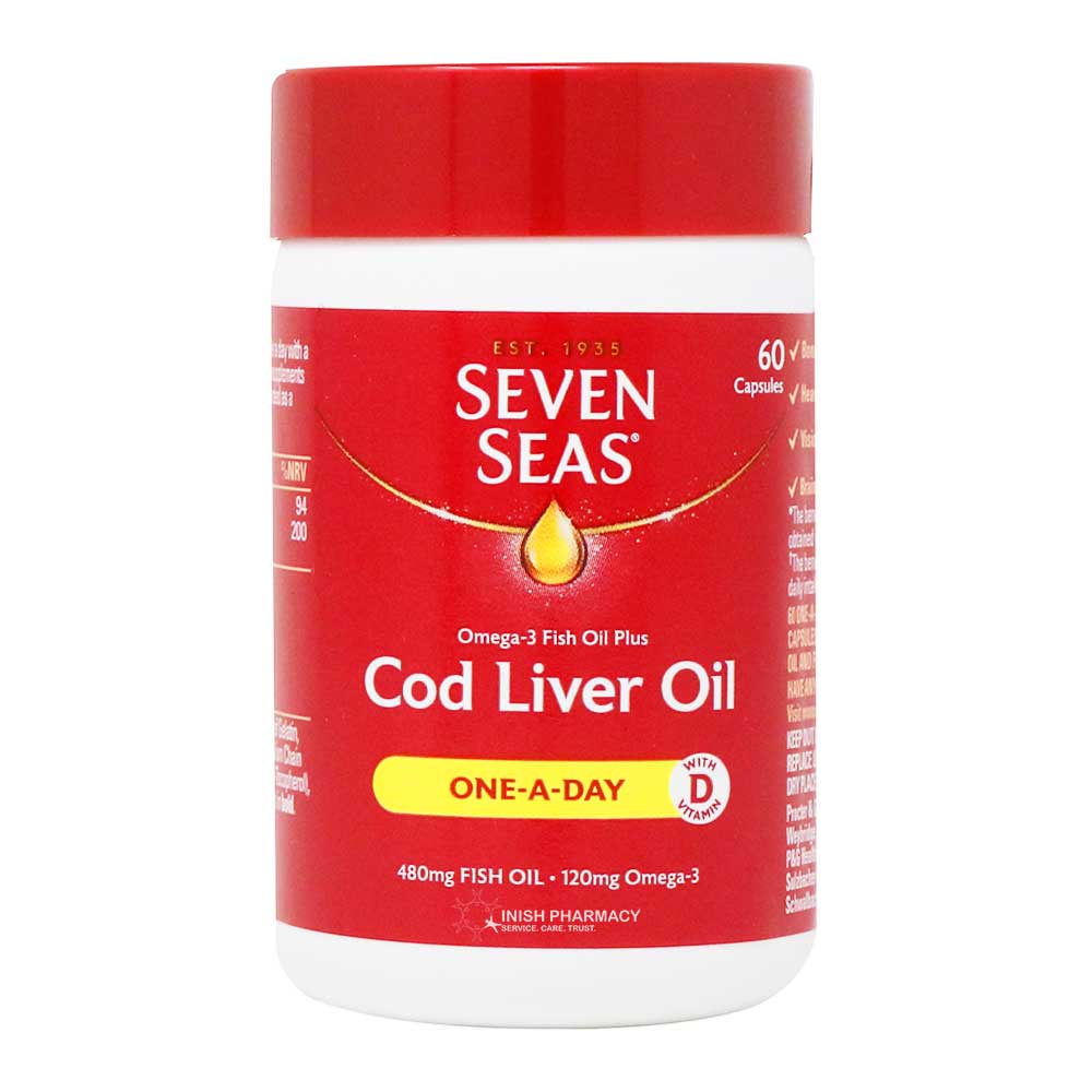 Seven Seas Cod Liver Oil One A Day 60 Joint Bone Health Inish Seven Seas Cod Liver Oil One A Day 60 Joint Bone Health Inish