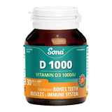 Sona D 1000 Vitamin D3 1000iu 30 Tablets