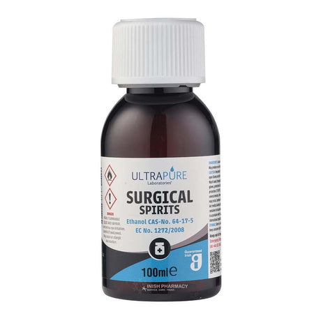 Ultrapure Surgical Spirits 100ml – cleans and protects wounds