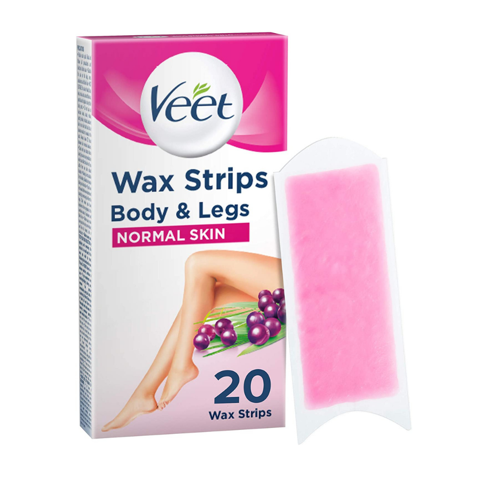 Veet Wax Strips For Normal Skin 20 Pack