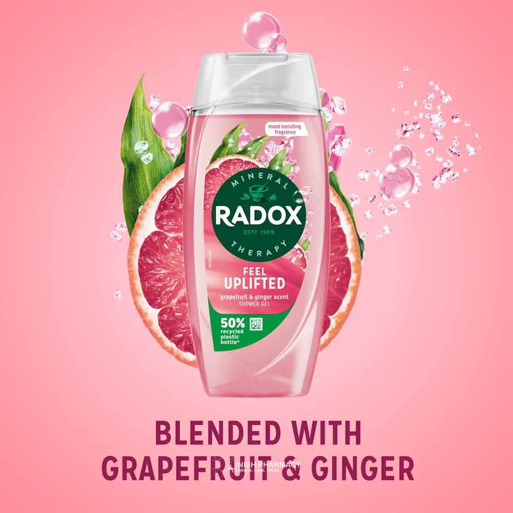 Radox Shower Feel Uplifted Pink Grapefruit & Ginger Shower Gel 225ml