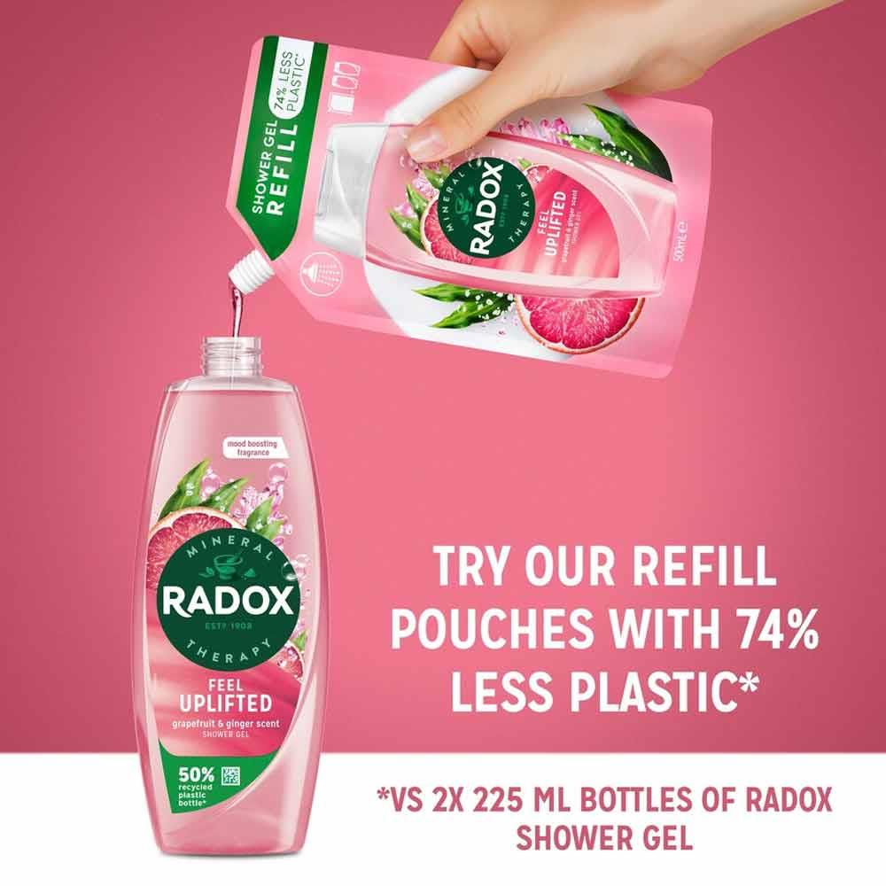 Radox Shower Feel Uplifted Pink Grapefruit & Ginger Shower Gel 225ml