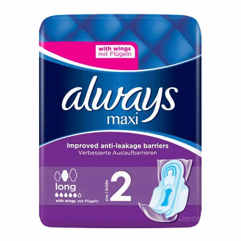 Always Maxi Long With Wings 12 Pack