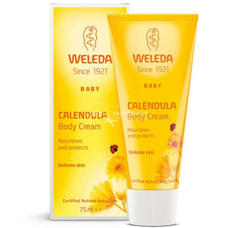 Weleda Baby & Child Calendula Body Cream 75ml – a gentle, skin-safe essential for baby care
