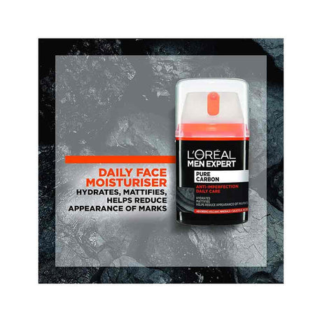 L'Oreal Men Expert Pure Carbon Anti-Imperfection Daily Care Moisturiser 50ml