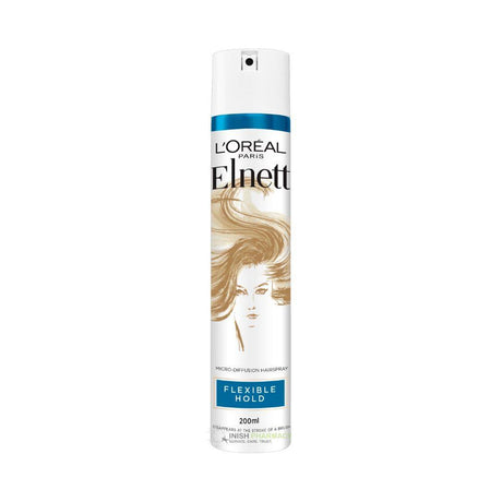 L’Oreal Paris Elnett Flexible Hold Hairspray 200ml – for versatile, long-lasting hair styling