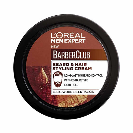 L'Oreal Men Expert Barber Club Beard & Hair Styling Cream 75ml by L'Oréal
