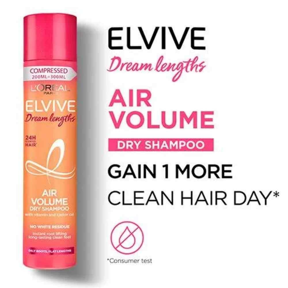 L'Oreal Elvive Dream Lengths Air Volume Dry Shampoo 200ml