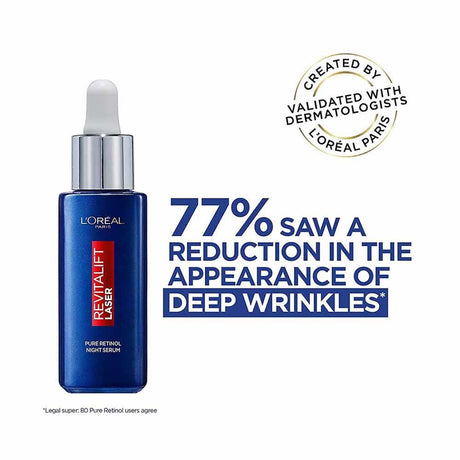 L'Oreal Paris Revitalift Laser Pure Retinol Deep Wrinkle Night Serum 30ml