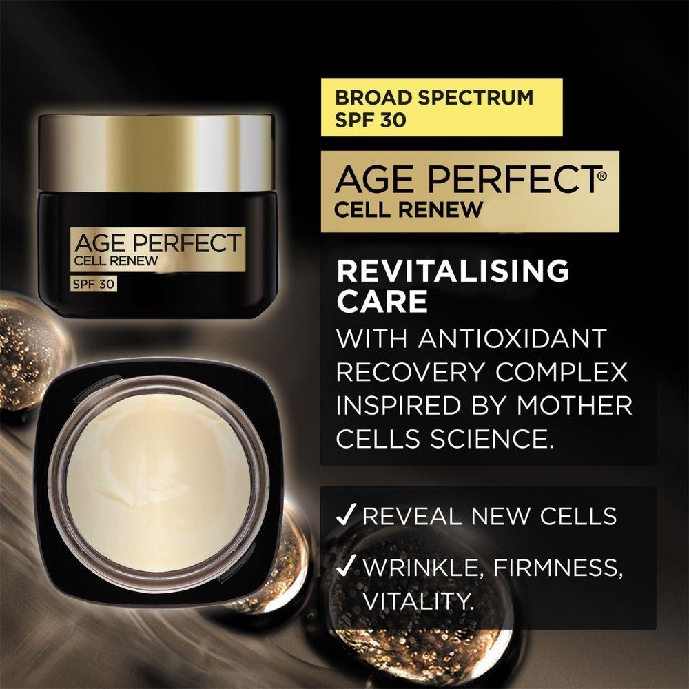 L'Oreal Paris Age Perfect Cell Renew Day Cream SPF 30 50ml