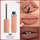 L'Oreal Matte Resistance Lip Colour 100 Fairytale Ending