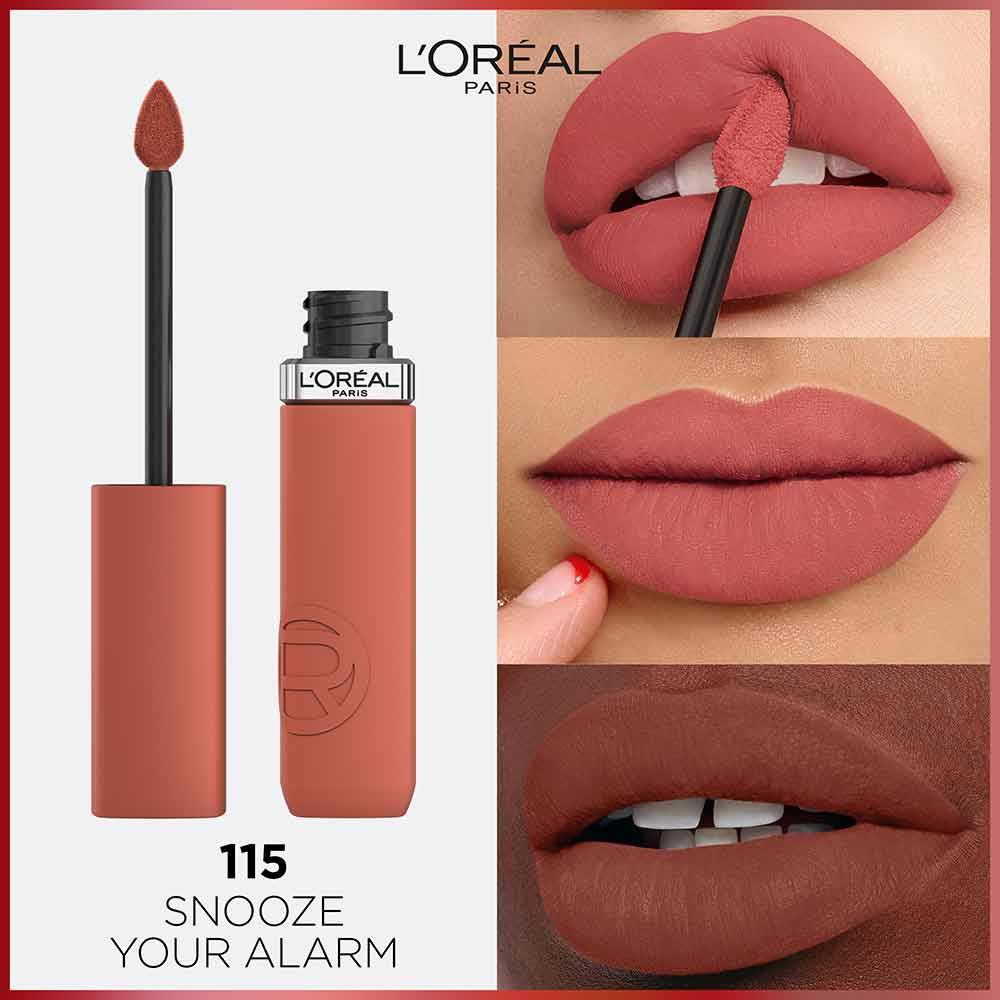 L'Oreal Matte Resistance Lip Colour 115 Snooze Your Alarm