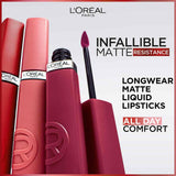L'Oreal Matte Resistance Lip Colour 115 Snooze Your Alarm