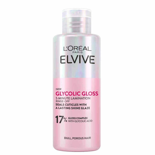 L'Oreal Elvive Glycolic Gloss Rinse-Off 5 Minute Lamination Treatment 200ml by L'Oréal