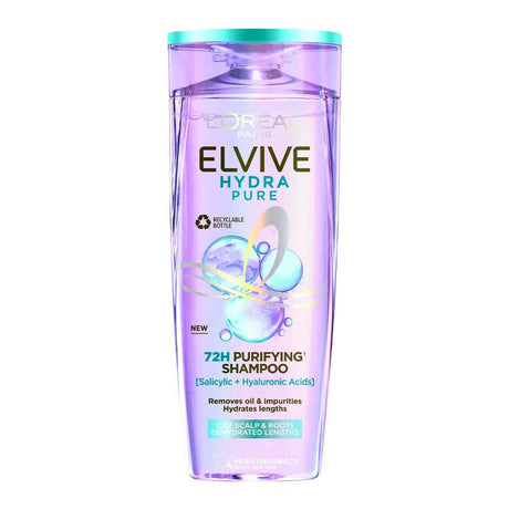 L'Oreal Elvive Hydra Pure 72h Purifying Shampoo 400ml by L'Oréal
