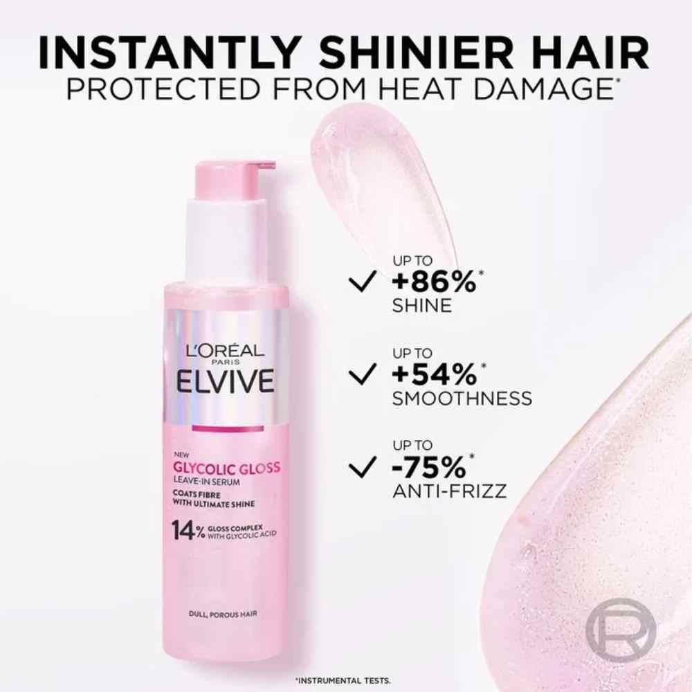 L'Oreal Elvive Glycolic Gloss Leave In Serum 150ml