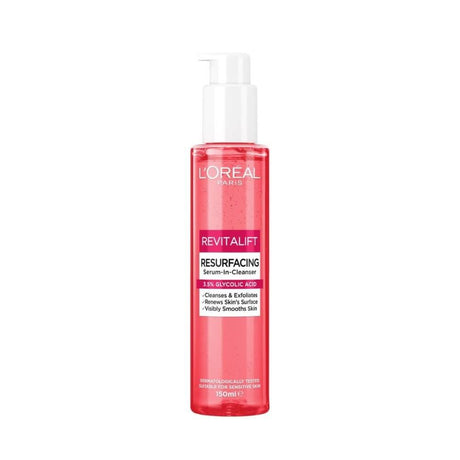 L'Oreal Revitalift Resurfacing Serum-In-Cleanser with 3.5% Glycolic Acid 150ml by L'Oréal